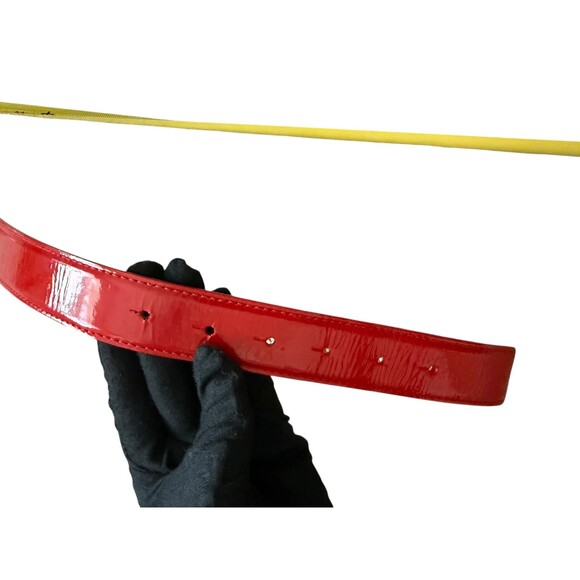 Dolce & Gabbana red patent leather belt authentic with COA 90cm 36 inch main image 8